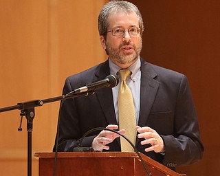 ROBERT K YOSAY  | THE VINDICATOR..Speaker for the Commencement was Paul Olivier Sr VP at Mercy Health..Ford Family Recital Hall located in the DeYor Performing Arts Center. More than 60 full time students graduated from the three adult education programs offered at Choffin: 15 Dental Assisting students, 33 Practical Nursing students, and 18 Surgical Technology students..-30-