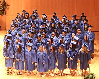 ROBERT K YOSAY  | THE VINDICATOR..The Graduate.s...Ford Family Recital Hall located in the DeYor Performing Arts Center. More than 60 full time students graduated from the three adult education programs offered at Choffin: 15 Dental Assisting students, 33 Practical Nursing students, and 18 Surgical Technology students..-30-