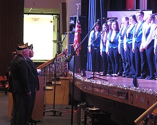 Neighbors | Zack Shively.The Fitch choir concert included a donation presentation from the American Legion Austintown Post No. 301 to the Fitch choir. The choir thanked the veterans with a performance of "I'm Proud to be an American."
