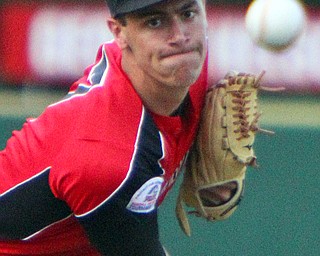 William D. Lewis the vindicator Knightline pitcher (17) delivers during 6-20-18 game with Astro Falcons at Cene.