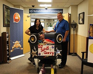 Neighbors | Submitted.Beeghly Oaks had different events each day of Nursing Home Week. They ended the week with a karaoke party and with a "flair my chair" event. Pictured, Gerry Decerbo had his chair decorated by Administrator Alison Alvino and Director of Nursing John Kawasich.