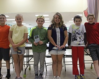 Neighbors | Abby Slanker.Hilltop Elementary School fourth-graders who qualified for the final round of the school’s annual Math Bee, dubbed the ‘Super Six,’ worked hard to solve the math problems presented to them.