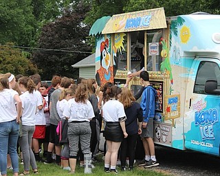 Neighbors | Abby Slanker.Eighth-grade students at Canfield Village Middle School were visited by the Kona Ice truck during the school’s annual Eighth Grade Picnic on June 6.