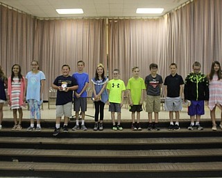 Neighbors | Abby Slanker.Twelve Hilltop Elementary School fourth-grade students put their spelling skills to the test as they participated in the school’s annual Fourth-Grade Spelling Bee on June 4.