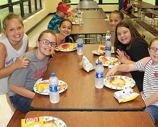 Neighbors | Abby Slanker.Hilltop Elementary School fourth-grade students enjoyed a pizza lunch during the school’s annual Fourth Grade Picnic on June 1.