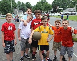 Neighbors | Abby Slanker.On June 1, a group of Hilltop Elementary School fourth-grade students played basketball on the playground during the school’s annual Fourth Grade Picnic.