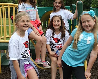 Neighbors | Abby Slanker.A group of C.H. Campbell Elementary School fourth-grade students were all smiles as they celebrated the end of their time at the school during the annual Fourth Grade Picnic at Fair Park.