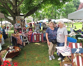 Neighbors | Jessica Harker.Barb McGarry and Linda Pennell sold hand-crafted goods for the first time at this year's Celebrate Poland event, which took place on June 29 and 30.