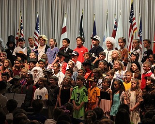 Neighbors | Abby Slanker.Under the direction of music specialist Stephanie Summers, Hilltop Elementary School third-grade students sang patriotic songs during the school’s annual Famous Americans program.