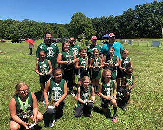 Neighbors | Submitted.The Austintown Girls Green Team took first place in the 9 and under division of the Jessica Morehead Memorial tournament on July 7-8 at Austintown Park.