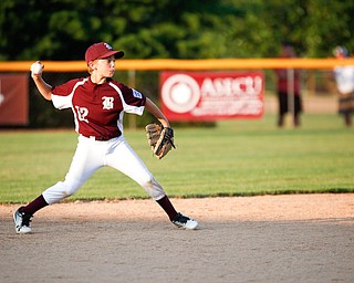 Boardman's Vincent Butto during the 10u championship game against Poland at Field of Dreams on Friday. Boardman won 13-10.