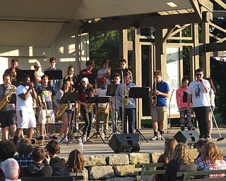 Neighbors | Zack Shively.Boardman band's 2k18 School's Out featured a number of songs from a range of different years, such as 1997's "My Hero" from Foo Fighters, 1975's "December '63" from The Four Seasons and 1983's "Burnin' Down the House" by Talking Heads. Pictured, the band performed 2005's "Feel Good Inc." by Gorillaz.