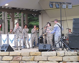 Neighbors | Jessica Harker.The Air Force Band of Flight performed during the Boardman Park fireworks event on July 2.