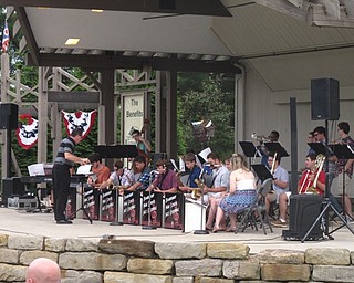 Neighbors | Jessica Harker.The Boardman high school jazz band played at Maag theatre in Boardman park on June 21 for the Music in the Park concert series.