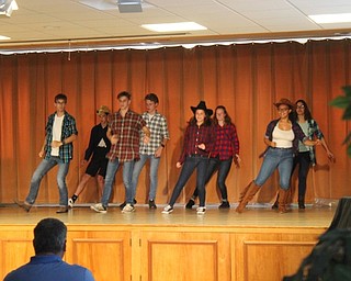 Neighbors | Abby Slanker.American teens involved in the Mahoning Valley Ulster Project performed a line dance at the organization’s annual talent show on July 20.