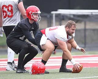 YSU football practice