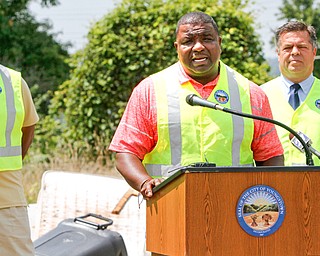 “No longer will we accept dumping in city neighborhoods where people live in the city of Youngstown,” Mayor Jamael Tito Brown said.