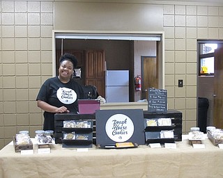 Neighbors | Jessica Harker.TaRee Avery of Dough House Cookies was a vendor at the Austintown Farmers Market on July 2. She also has a shop in the Canfield library though it will be closed for the summer, and will reopen in September.
