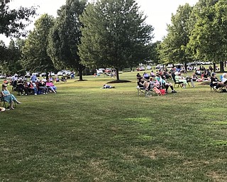 Neighbors | Jessica Harker.A large crowd gatherd at Boardman Park on July 26 and listened to the YACCB during the Music in the Park concert series.