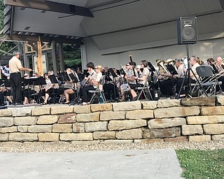 Neighbors | Jessica Harker.The Youngstown Area Community Concert Band plays Maag Theatre in the Boardman Park on July 26 for the Music in the Park concert series.