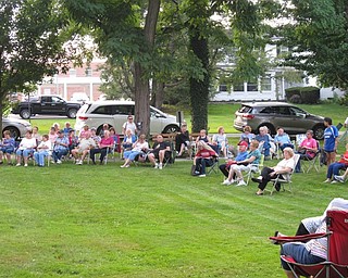 Neighbors | Jessica Harker.A large crowd gathered around the gazeebo in front of the town hall building on July 30 to listen to the Butch Nichols Combo play as part of the JWC summer concert series.