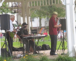Neighbors | Jessica Harker.Members of the Butch Nichols Combo played in downtown Poland as part of the Junior Women's Club concert series.
