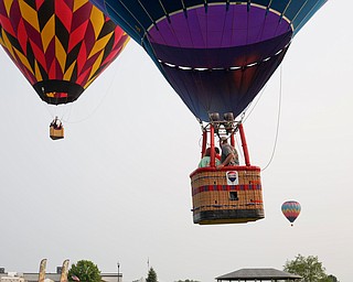 Hot air balloons take flight at the Hot air balloon festival at Mastropietro Winery on Sunday.