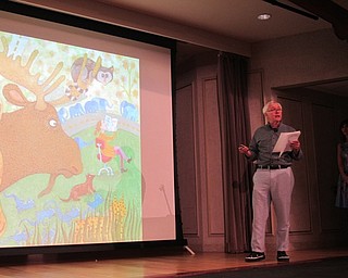 Neighbors | Jessica Harker.Author Marc Brown finished his presentation by reading "Wild About Books" to the crowd gathered.