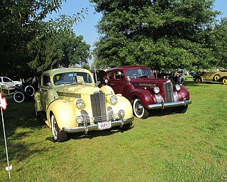 Neighbors | Jessica Harker.Two cars were on display in spot four for the MVOCC's 40th annual car show in Boardman Park.