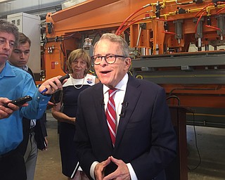 Attorney General Mike DeWine, the Republican nominee for governor, said if elected he would bring job prosperity to all of the state, including the Mahoning Valley.