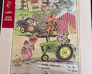 Neighbors | Submitted.One of Maddie Facemyers winning Creative Coloring Contest drawings from the Canfield Fair.