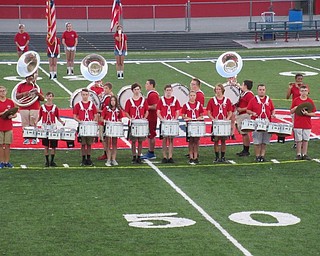 Neighbors | Jessica Harker.The Austintown drum line played during the Parent Preview Night event on Aug. 23.