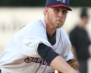 William D. Lewis The Vindicator Scrappers pitcher Shane McCarthy delivers during 9-6-18 game with TriCity