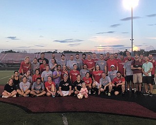 Neighbors | Submitted.The Canfield High School soccer program hosted its semi-annual alumni game at Dove Field with 40 CHS boys and girls soccer team alumni participating in the event, with all proceeds donated to the Michael Thomas Memorial Scholarship fund.
