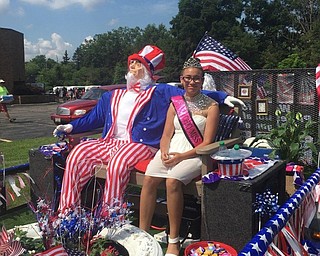 Neighbors | Submitted.The winner of the Ohio Miss Amazing pageant rode on the West Side Tire float for the Fourth of July. The float won best commercial float for the parade.