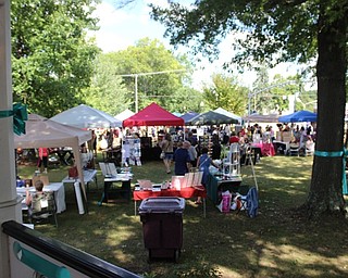 Neighbors | Abby Slanker.The Junior Women’s League of Canfield hosted its 49th annual Fall Market on the Green with more than 200 vendors set up for attendees to visit on Sept. 15.