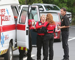  ROBERT K.YOSAY  | THE VINDICATOR.. The Eagle Joint Fire District in conjunction with the Hubbard City Police, Hubbard TWP Police, other area safety forces  including Mercy Health Hospitals and Trumbull Memorial Hospital, St. PatrickÕs Parish Center in Hubbard, Ohio...