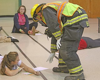  ROBERT K.YOSAY  | THE VINDICATOR.. The Eagle Joint Fire District in conjunction with the Hubbard City Police, Hubbard TWP Police, other area safety forces  including Mercy Health Hospitals and Trumbull Memorial Hospital, St. PatrickÕs Parish Center in Hubbard, Ohio...