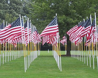 Neighbors | Jessica Harker .More than 800 flags were on display Sept. 21-23 at Boardman Park for the Ohio Flags of Honor memorial. 299 flags were inscribed with the names of Ohio service members who died in Iraq, Afghanistan or globally in the war on terror.