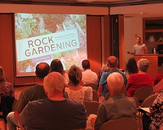 Neighbors | Jessica Harker.Joseph Tychonievich gave a lecture on rock gardening at Fellows Riverside Garden on Sept. 20 as part of the John S. and Doris M. Andrews memorial lecture series.