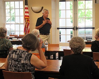 Neighbors | Jessica Harker.Instructor Ron Saffell taught 15 students Conversational French at the Poland library Sept. 19.
