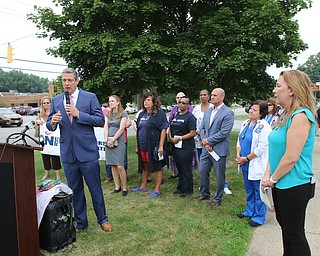  ROBERT K.YOSAY  | THE VINDICATOR..Tim Ryan  talks about the  closing of North Side Hospital.....-30-