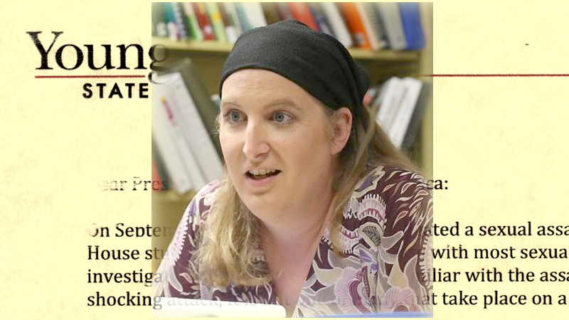 Megan List, YSU assistant professor and Women's Initiative director, wrote a letter to the administration saying the university has no safe space for women.