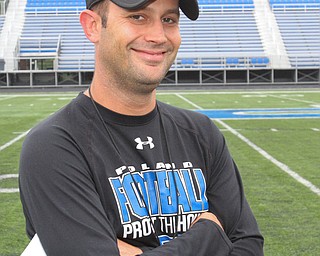 William D. Lewis The Vindicator Poland defense coodinator Rick Dinunzio.