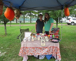 Neighbors | Jessica Harker.Beth and Erin McQuire sold their goods at the Austintown Park on Oct. 6 for the Woodside Community Garden event.