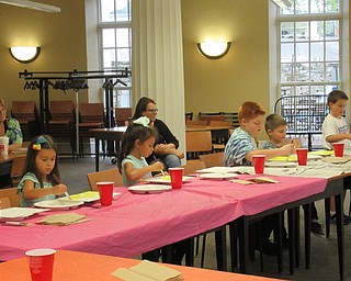 Neighbors | Jessica Harker.Twelve children in grades kindergarten through fifth-grade attended the Oct. 2 Halloween Paint Party at the Poland library where they created a holiday craft.