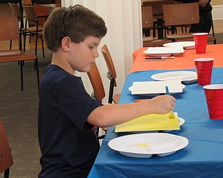 Neighbors | Jessica Harker .Children participated in the Halloween Paint Party for kindergarten through fifth-graders at the Poland library on Oct. 2.
