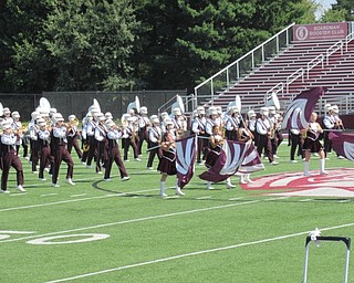 Neighbors | Jessica Harker.The Boardman high school marching band performed at Spartan Stadium Sept. 19 for students from Boardman elementary schools.