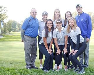 Poland girls golf Back row, from left: Head Coach Joe Colella, Elena Cammack, Jenna Timko, Marlie McConnell, and Assistant Coach Bryan McConnell.Front row, from left, Carly Ungaro, Gianna Myers, Jenna Jacobson.EMILY MATTHEWS | THE VINDICATOR