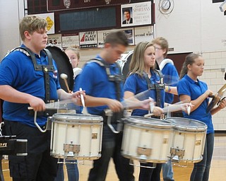 Neighbors | Jessica Harker.Members of the Western Reserve Drum Line performed multiple songs for the Drum Night held at the BHS gymnasium Oct. 8.